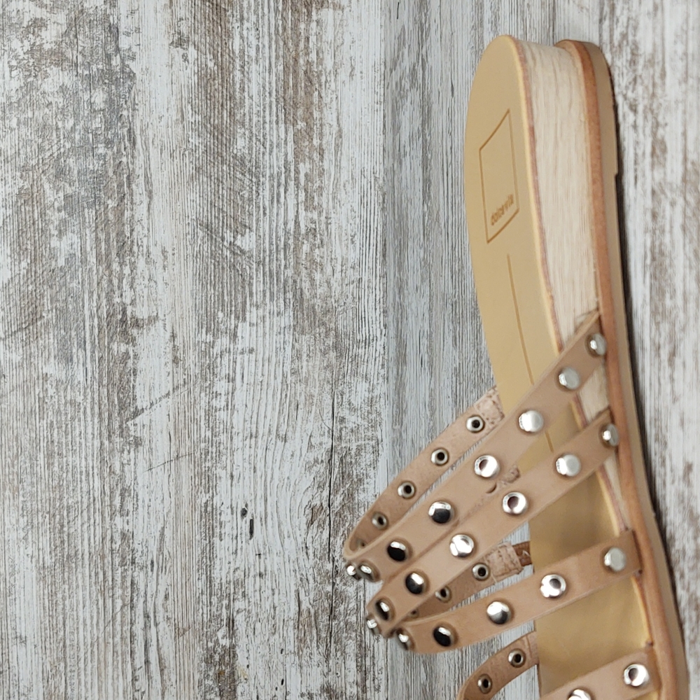🟦NIB Dolce Vita Pinta Cafe Studded Strappy Slide Sandal - Picture 5 of 16
